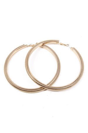 Spring Hoop Earring 4GDB1